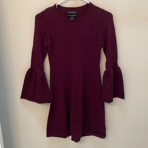 Cynthia Rowley Plum Wool Dress